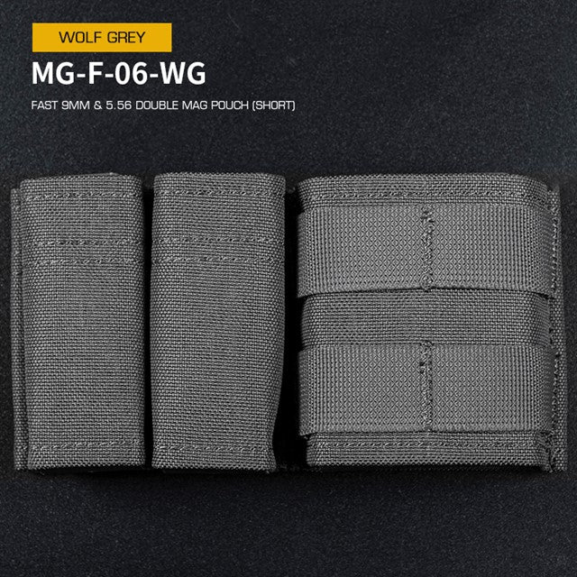 Fast 9MM &5.56 Double Mag Pouch (Short)